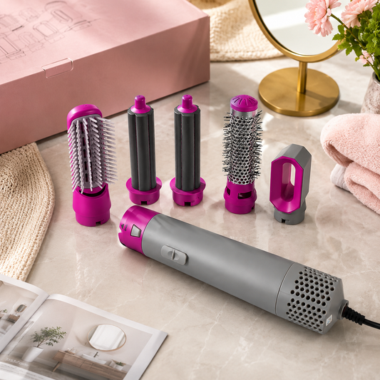 5-in-1 Hair Styler & Dryer Brush | Volumizer, Curler & Smoother