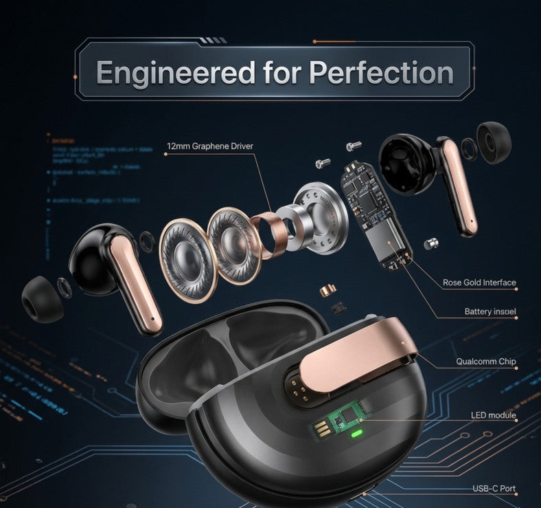 boAt 700 ANC Wireless Headphones with Active Noise Cancellation