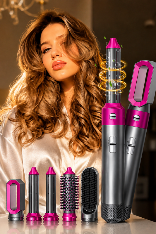 5-in-1 Hair Styler & Dryer Brush | Volumizer, Curler & Smoother